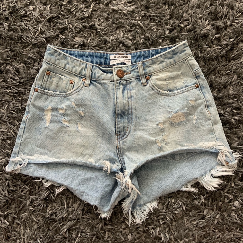 One teaspoon high waisted Bonita shorts size 29
